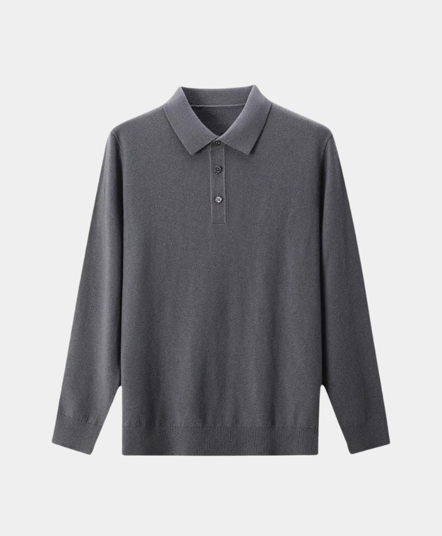 Giovanni Wool Knit Polo - Arvenis Co