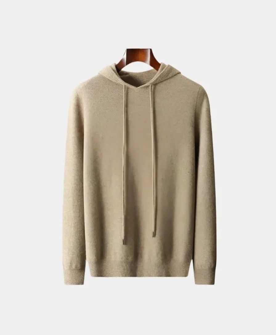 Luxury Cashmere Hooded Sweater - Arvenis Co
