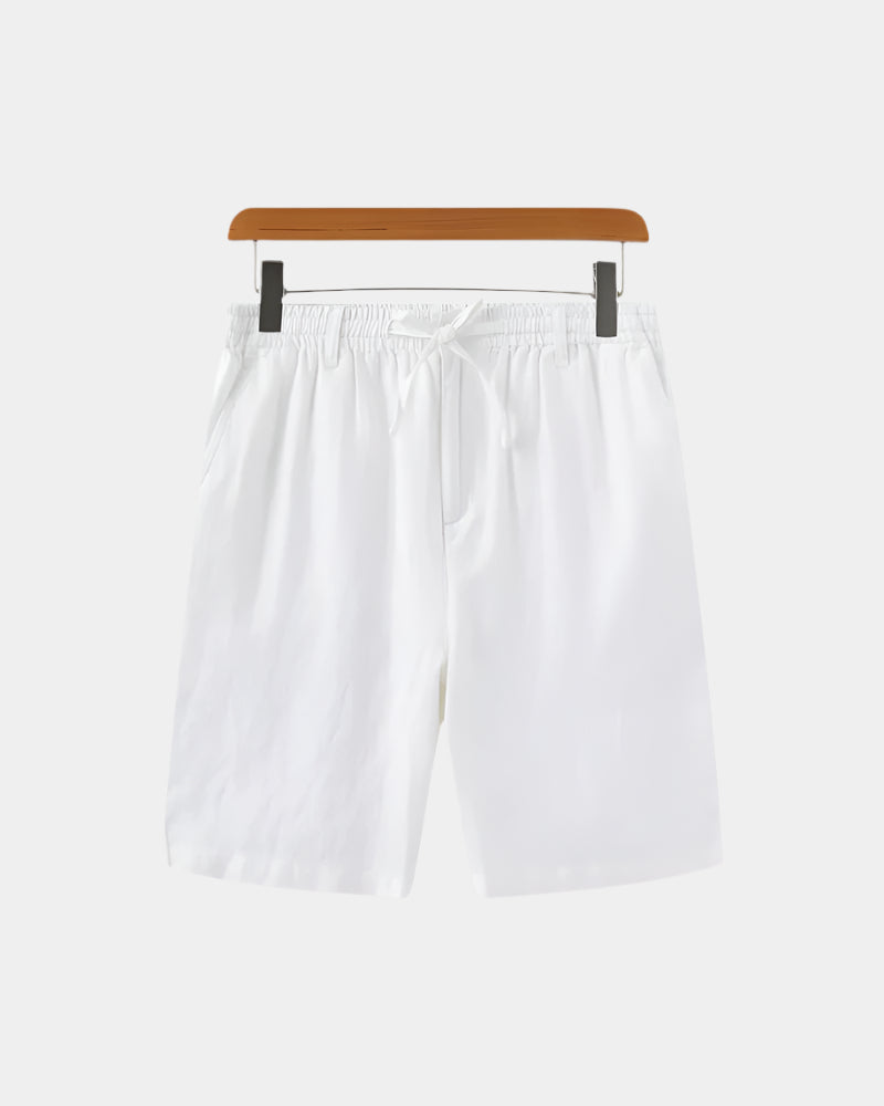 Santorini Linen Shorts - Arvenis Co.