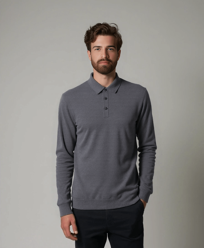 Giovanni Wool Knit Polo - Arvenis Co