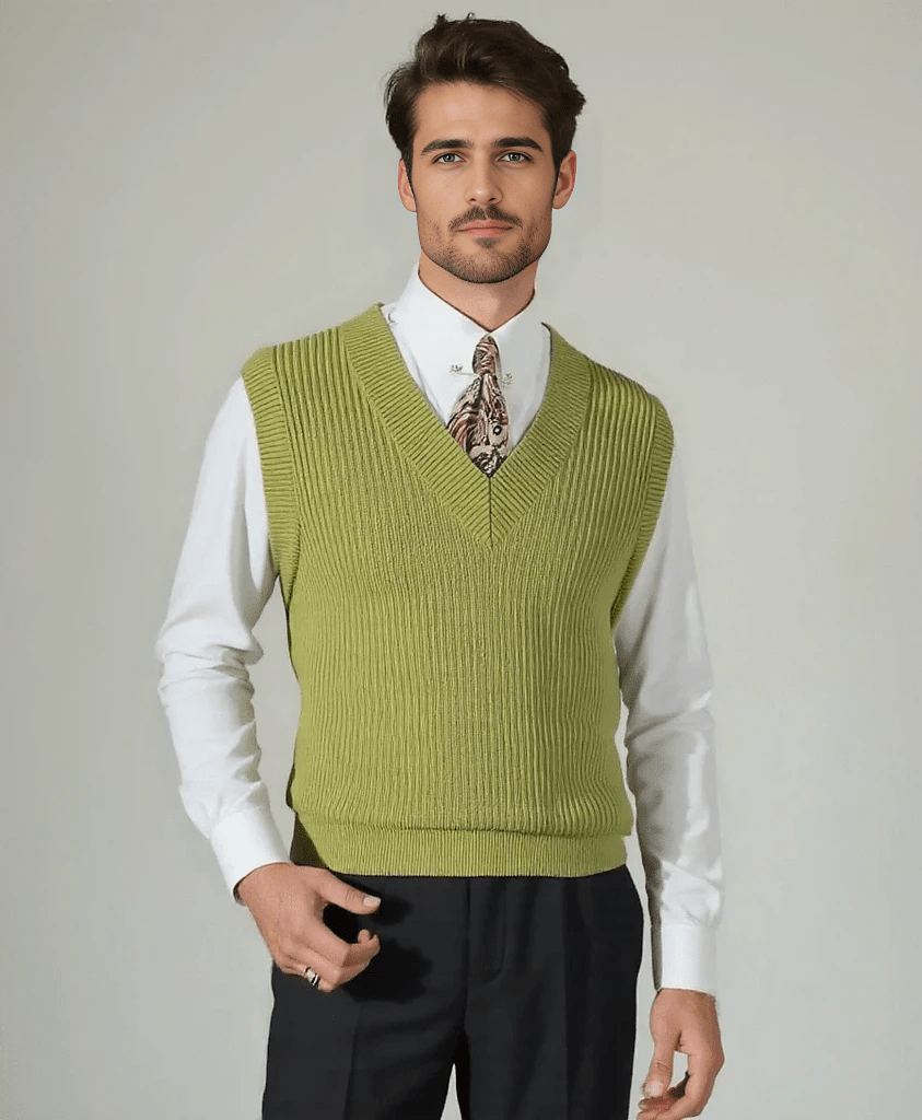 The Elegant Knit Vest - Arvenis Co