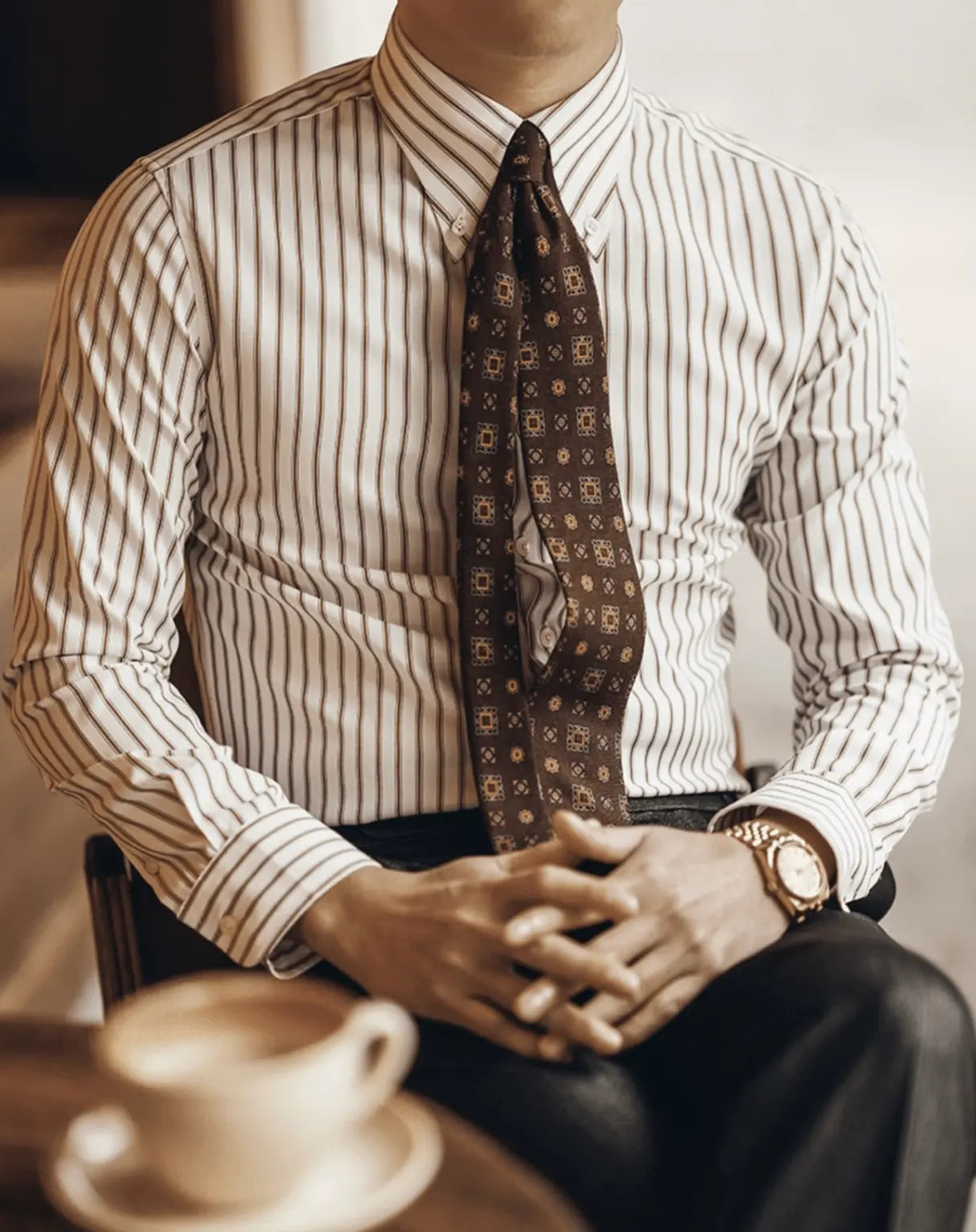 Vanguard Retro Striped Shirt - Arvenis Co.