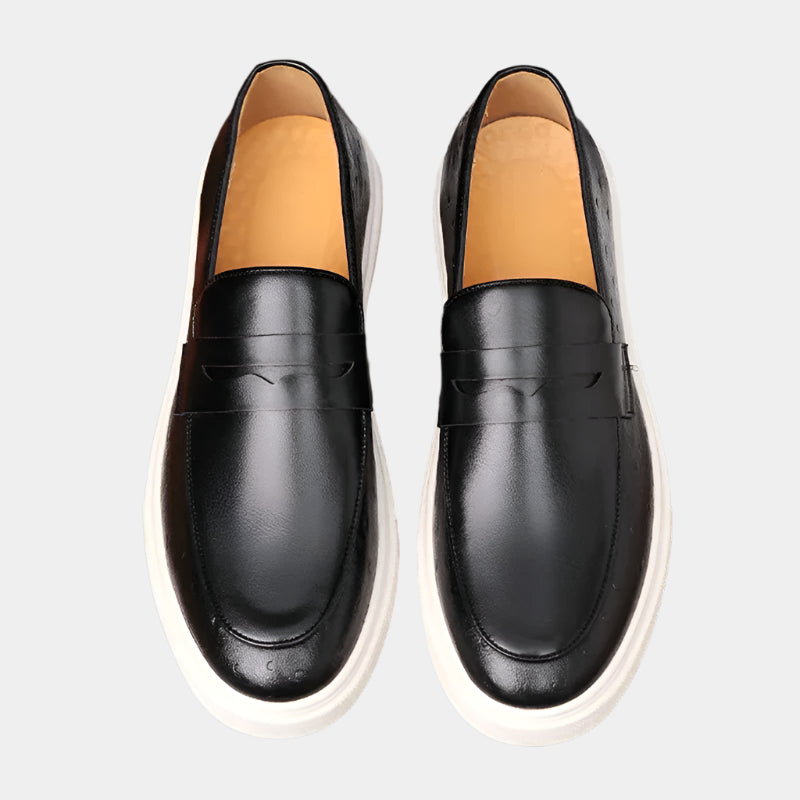Mocasín de cuero Arvenis® sin cordones