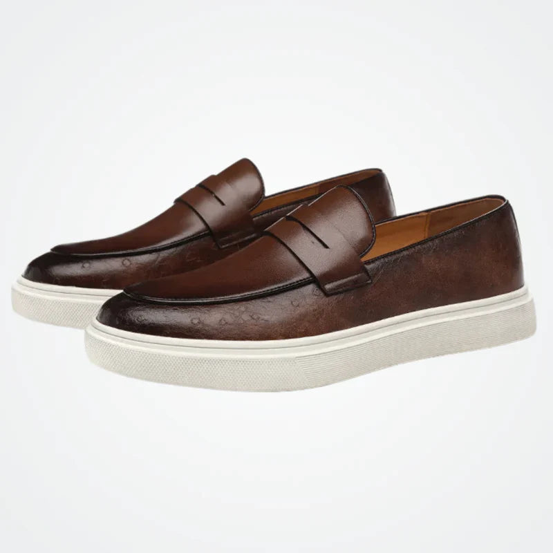 Mocasín de cuero Arvenis® sin cordones