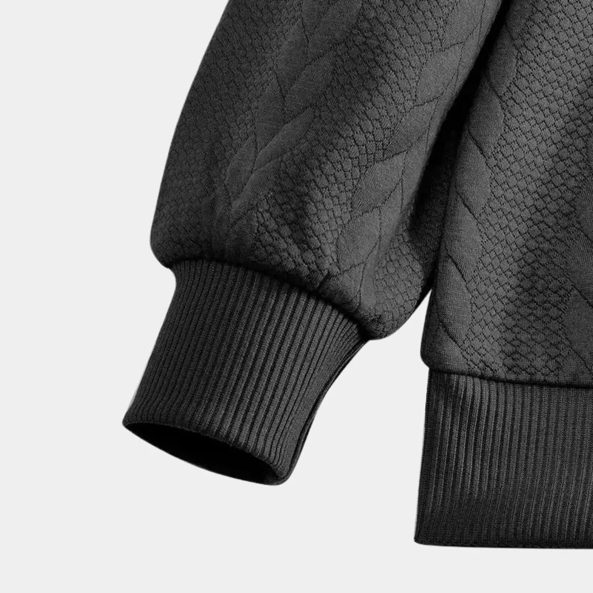 Timeless Elegance Quarter Zip Sweater - Arvenis Co
