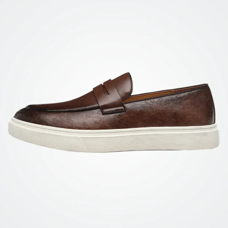 Mocasín de cuero Arvenis® sin cordones