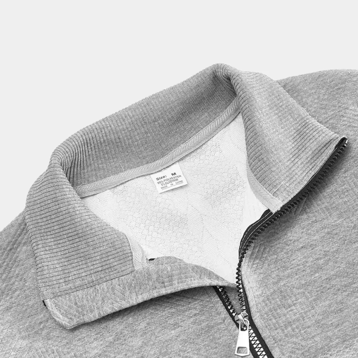 Timeless Elegance Quarter Zip Sweater - Arvenis Co
