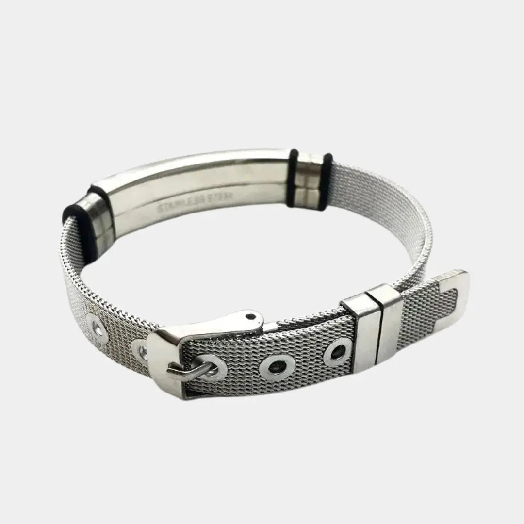 Raphaël Stainless Steel Belt Bracelet - Arvenis Co