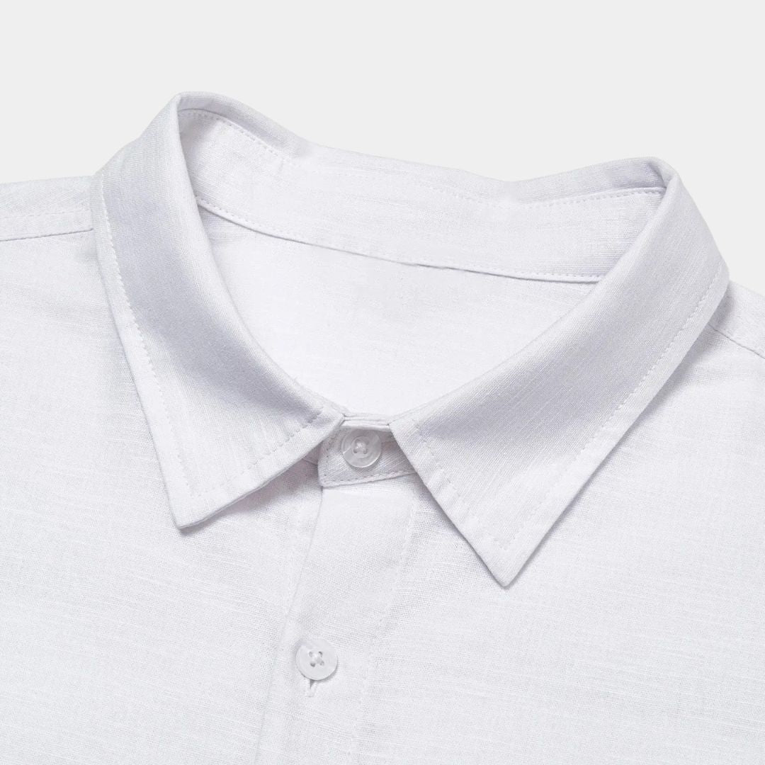 Bordeaux Linen Shirt - Arvenis Co.