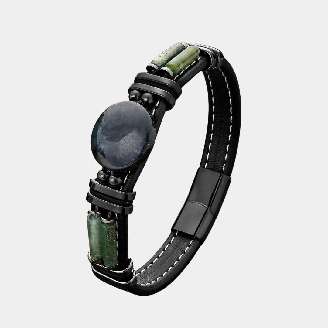Royal Onyx Stone Bracelet - Arvenis Co