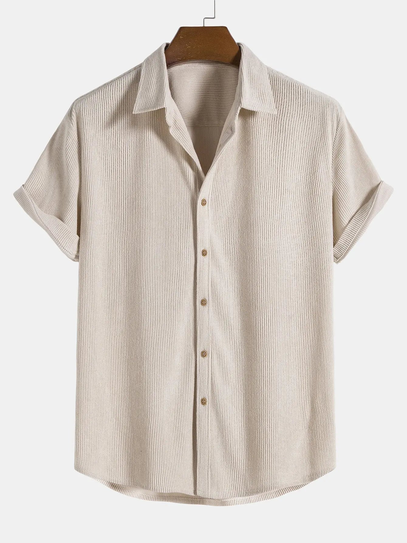 Sleek Corduroy Shirt - Arvenis Co.