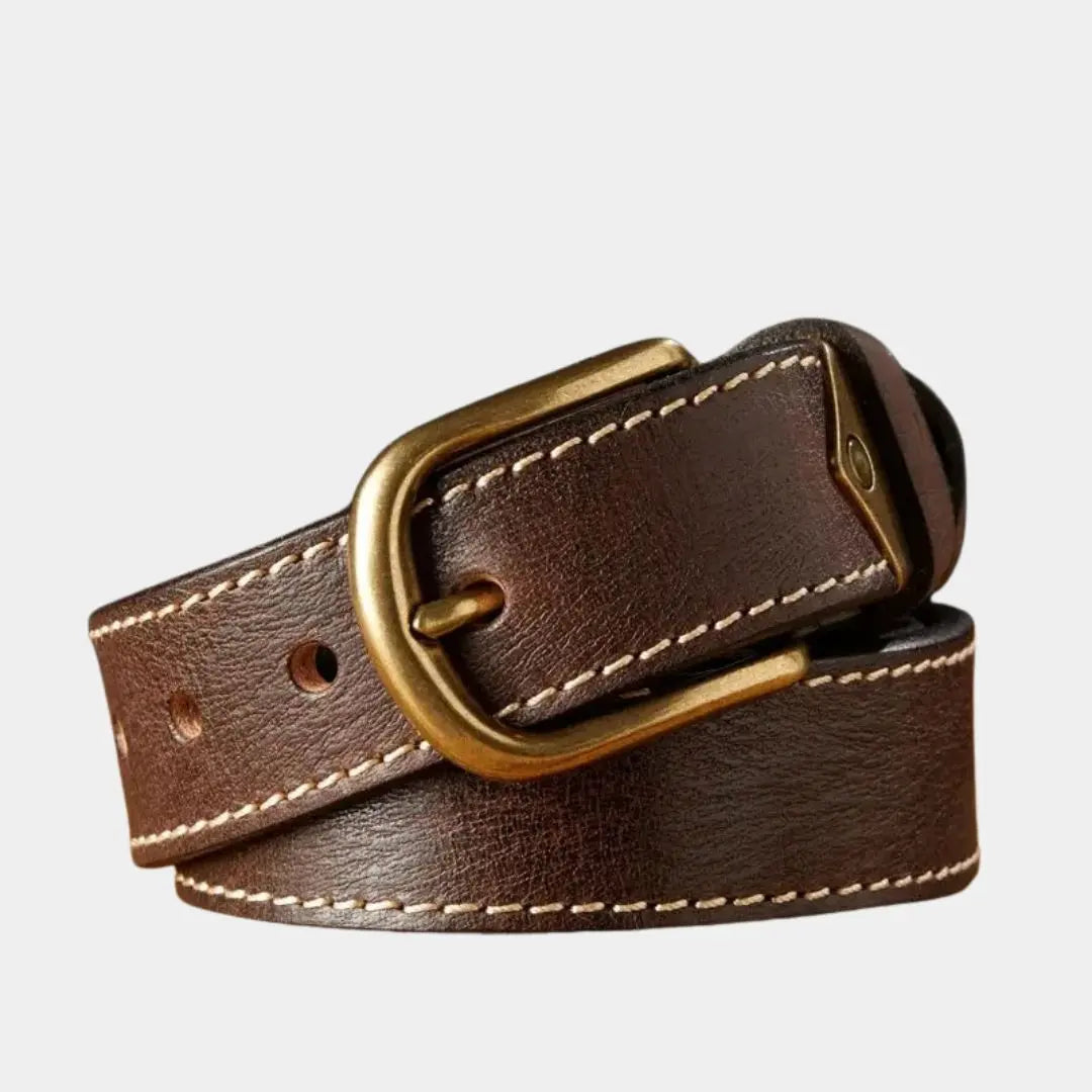 Rhodes Vintage Leather Belt - Arvenis Co.