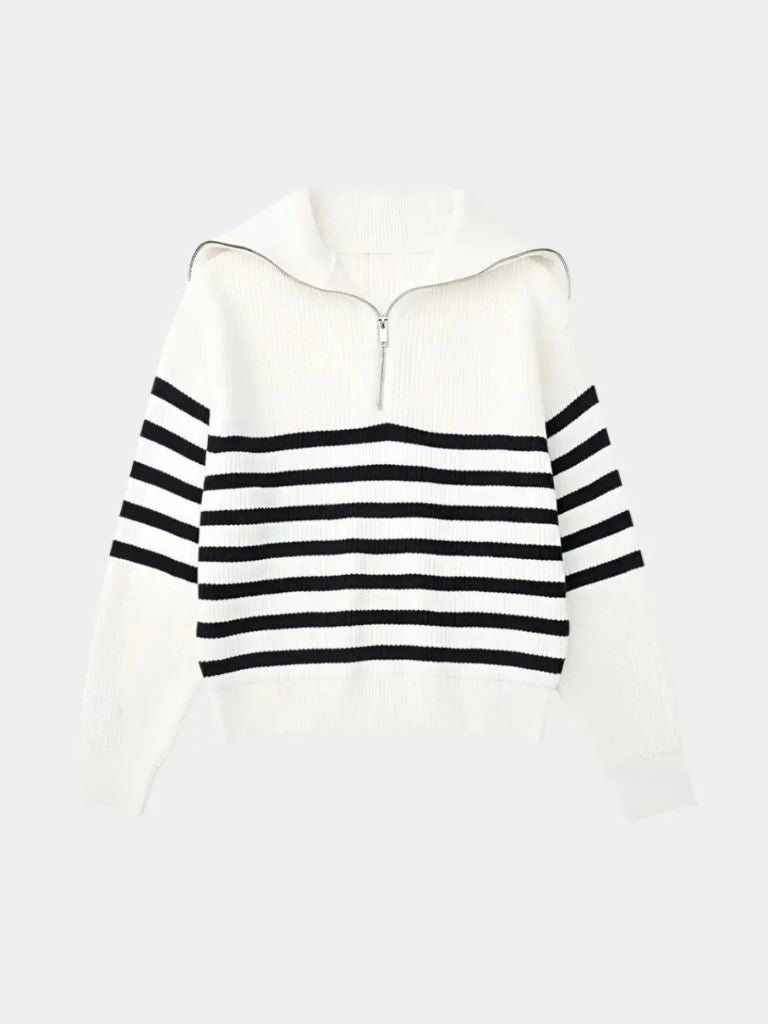 Strato Classic Zip Sweater - Arvenis Co