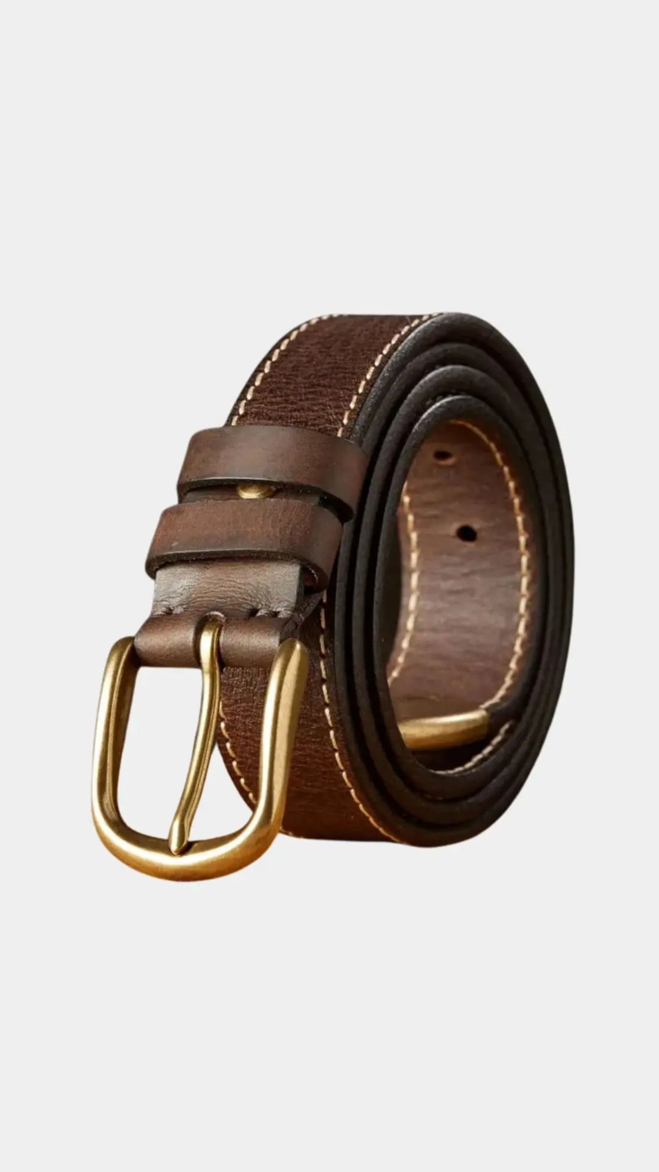 Rhodes Vintage Leather Belt - Arvenis Co.