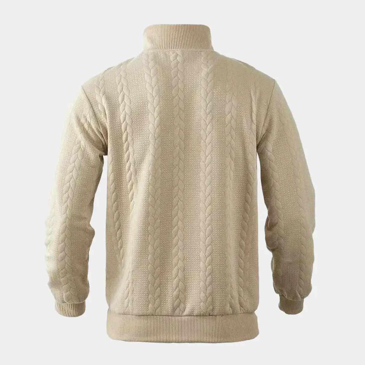 Timeless Elegance Quarter Zip Sweater - Arvenis Co