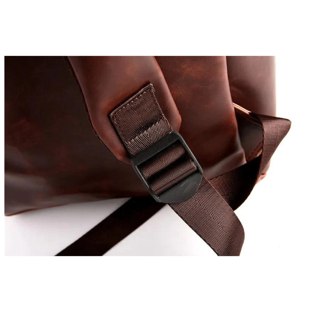 Handgefertigter Lederrucksack 