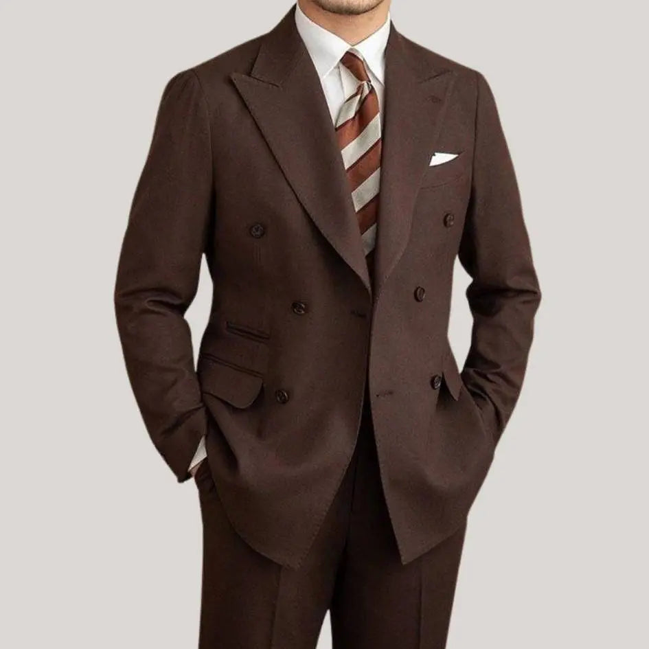 Belvedere Gabardine Suit (Jacket + Trousers) - Arvenis Co.