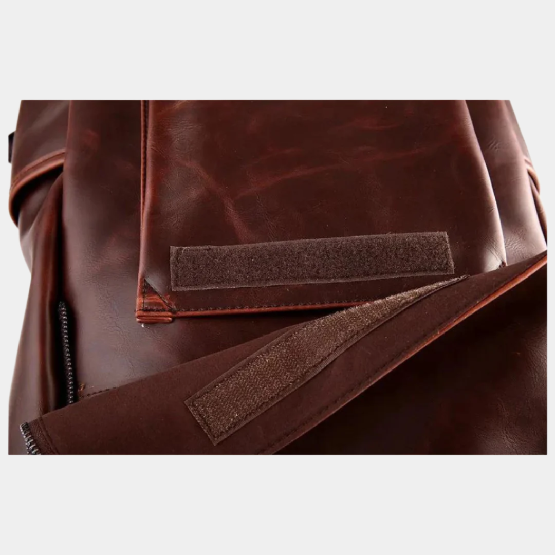 Handgefertigter Lederrucksack 