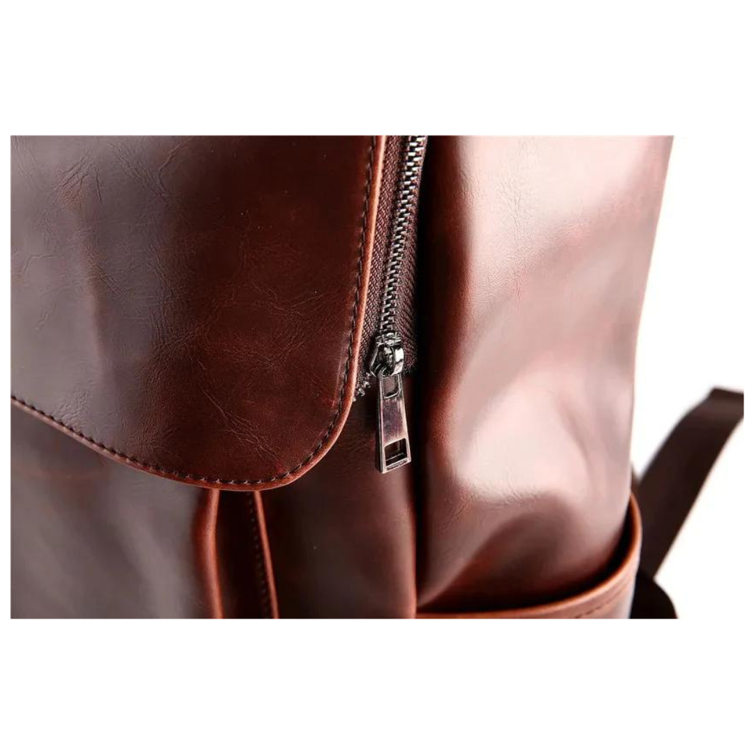 Handgefertigter Lederrucksack 
