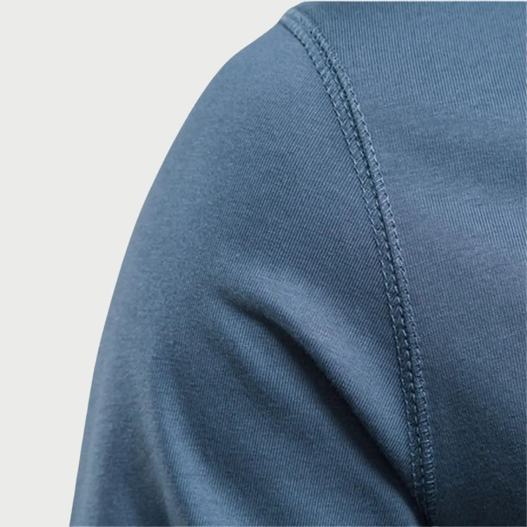 Torino Henry Neck Long Sleeve - Arvenis Co.