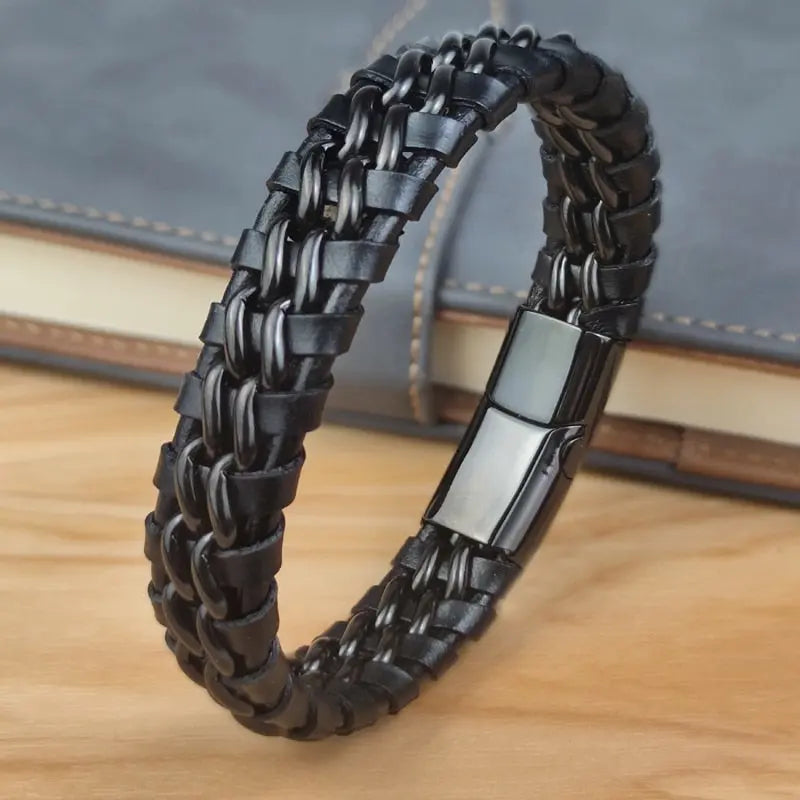 Luxe Chain Cross Bracelet - Arvenis Co