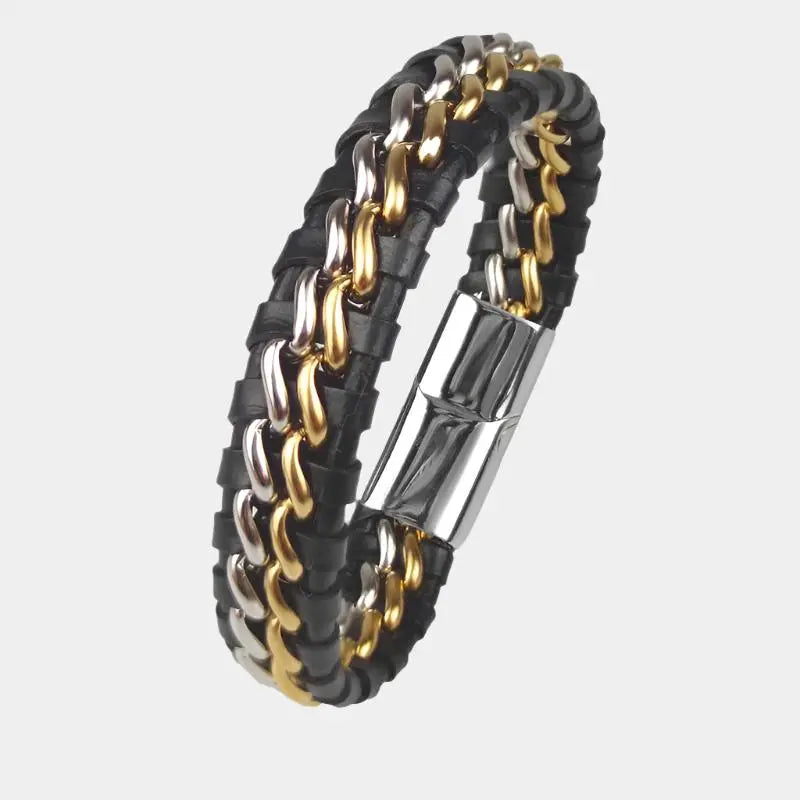 Luxe Chain Cross Bracelet - Arvenis Co