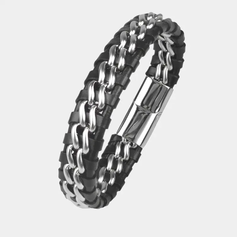 Luxe Chain Cross Bracelet - Arvenis Co