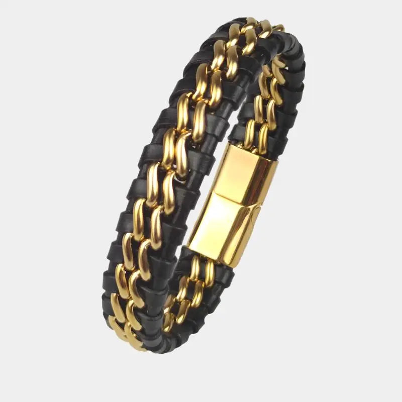 Luxe Chain Cross Bracelet - Arvenis Co
