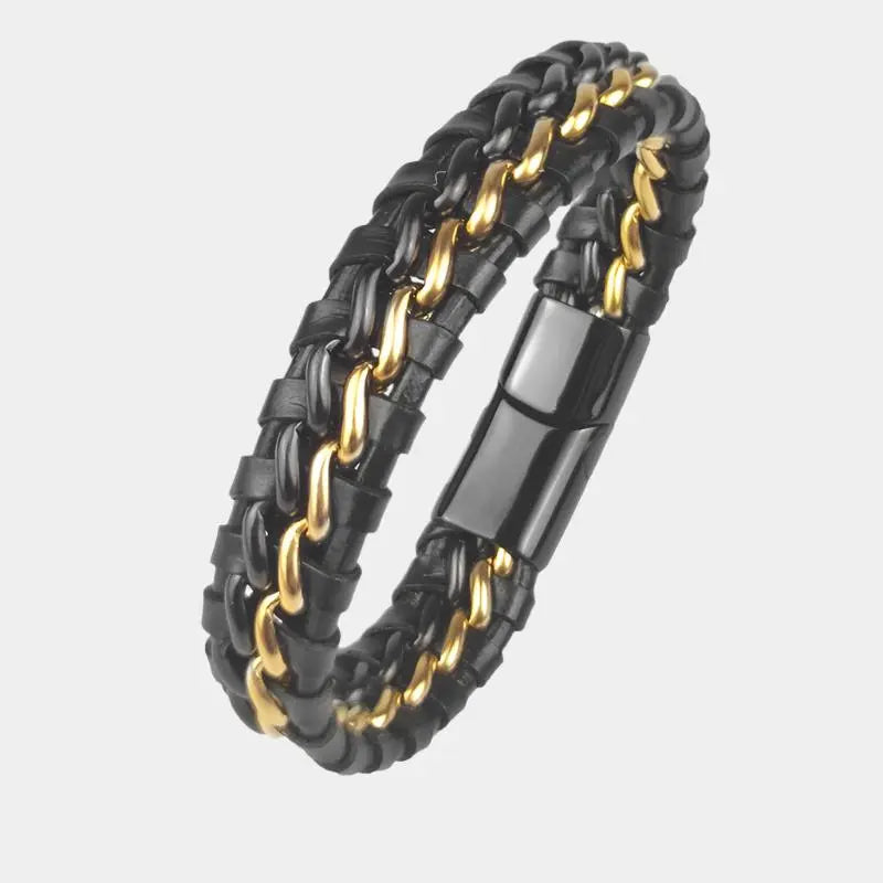 Luxe Chain Cross Bracelet - Arvenis Co