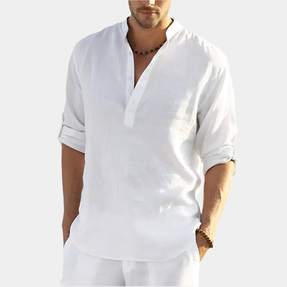 Poloshirts mit Streifenmuster und legerem Kragen