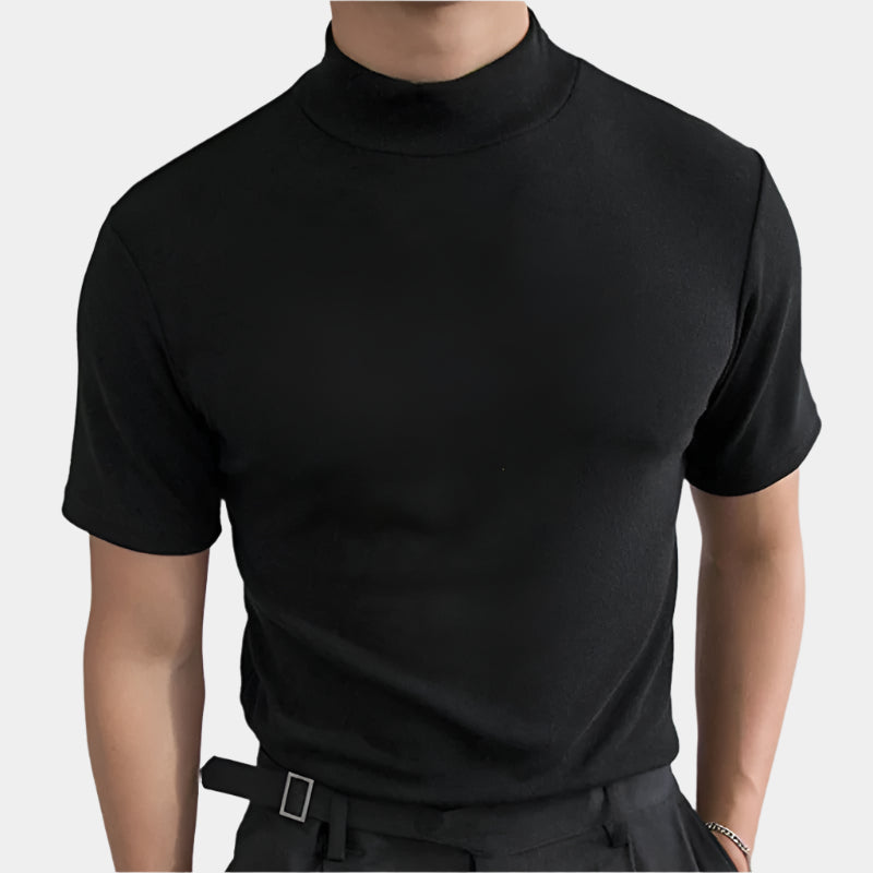 Camiseta de corte ajustado con cuello