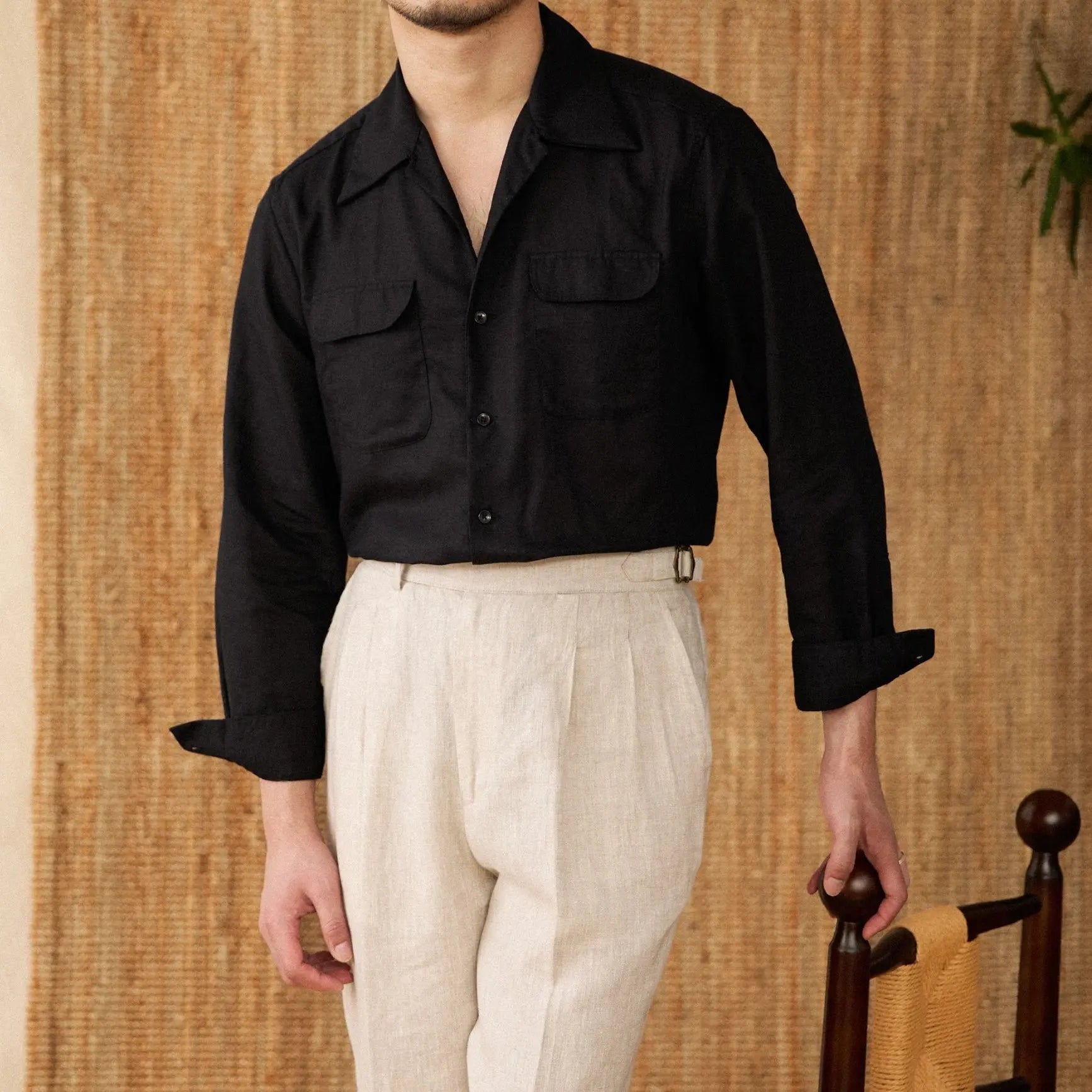 Luxe Elegance Long Sleeve Shirt - Arvenis Co.
