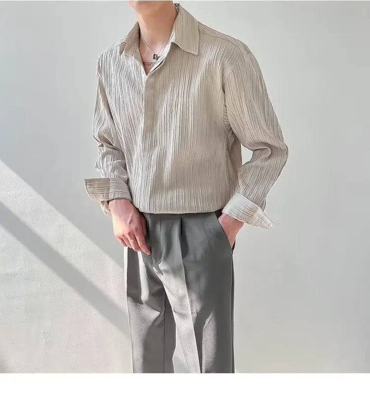 Camisa vintage de manga larga
