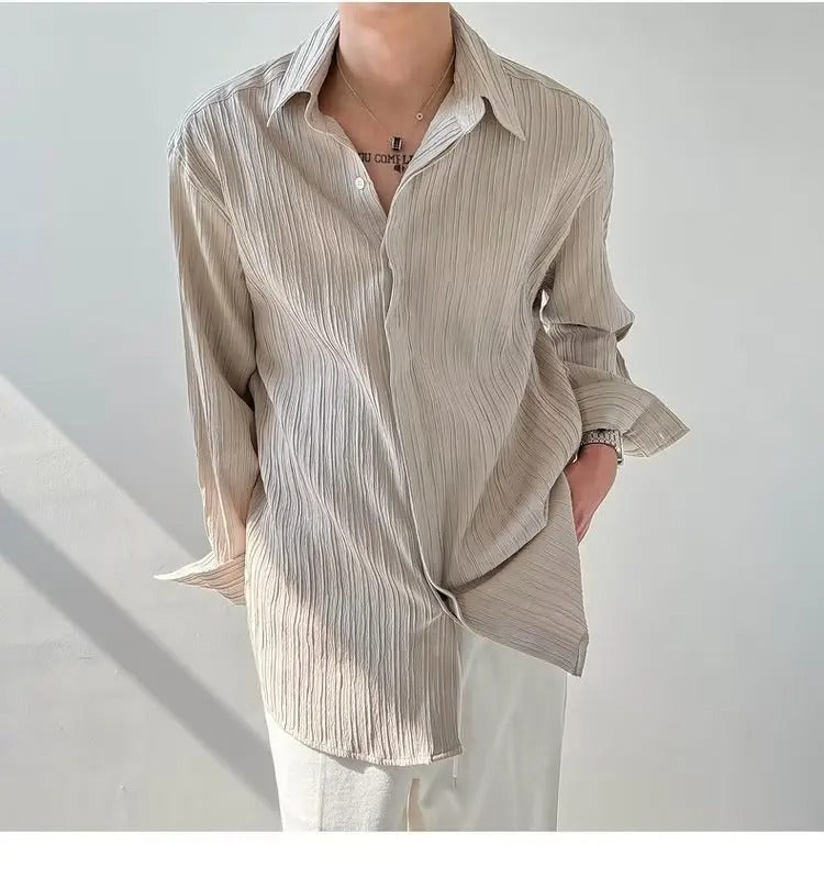 Camisa vintage de manga larga