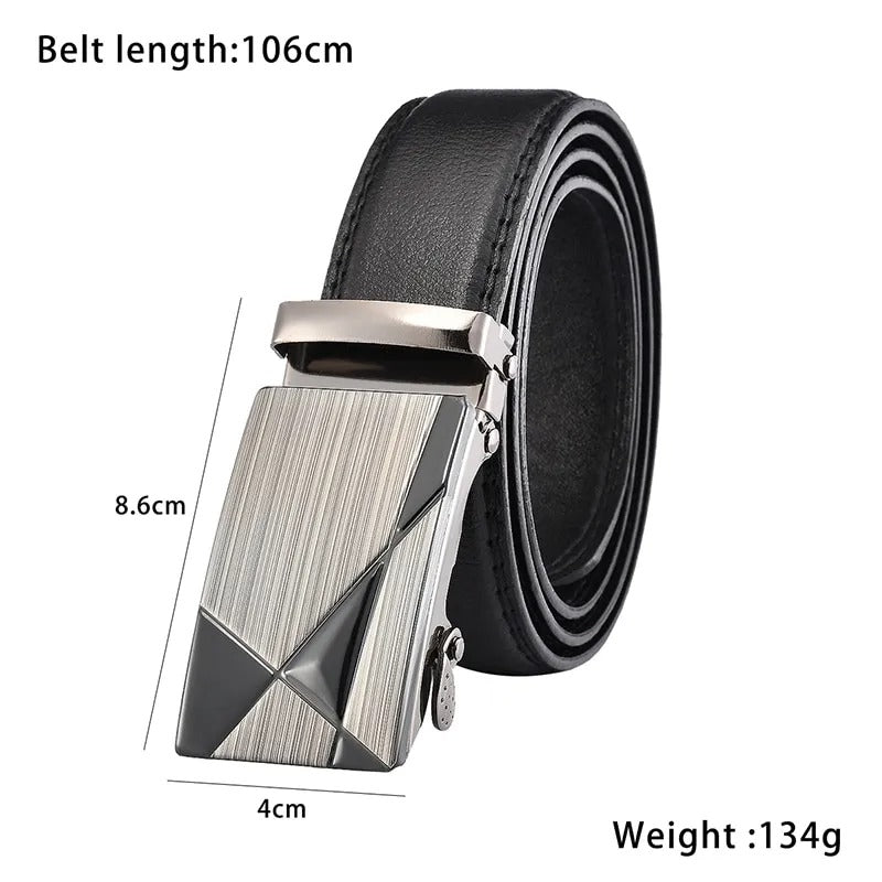 Cinturón con hebilla ajustable automática