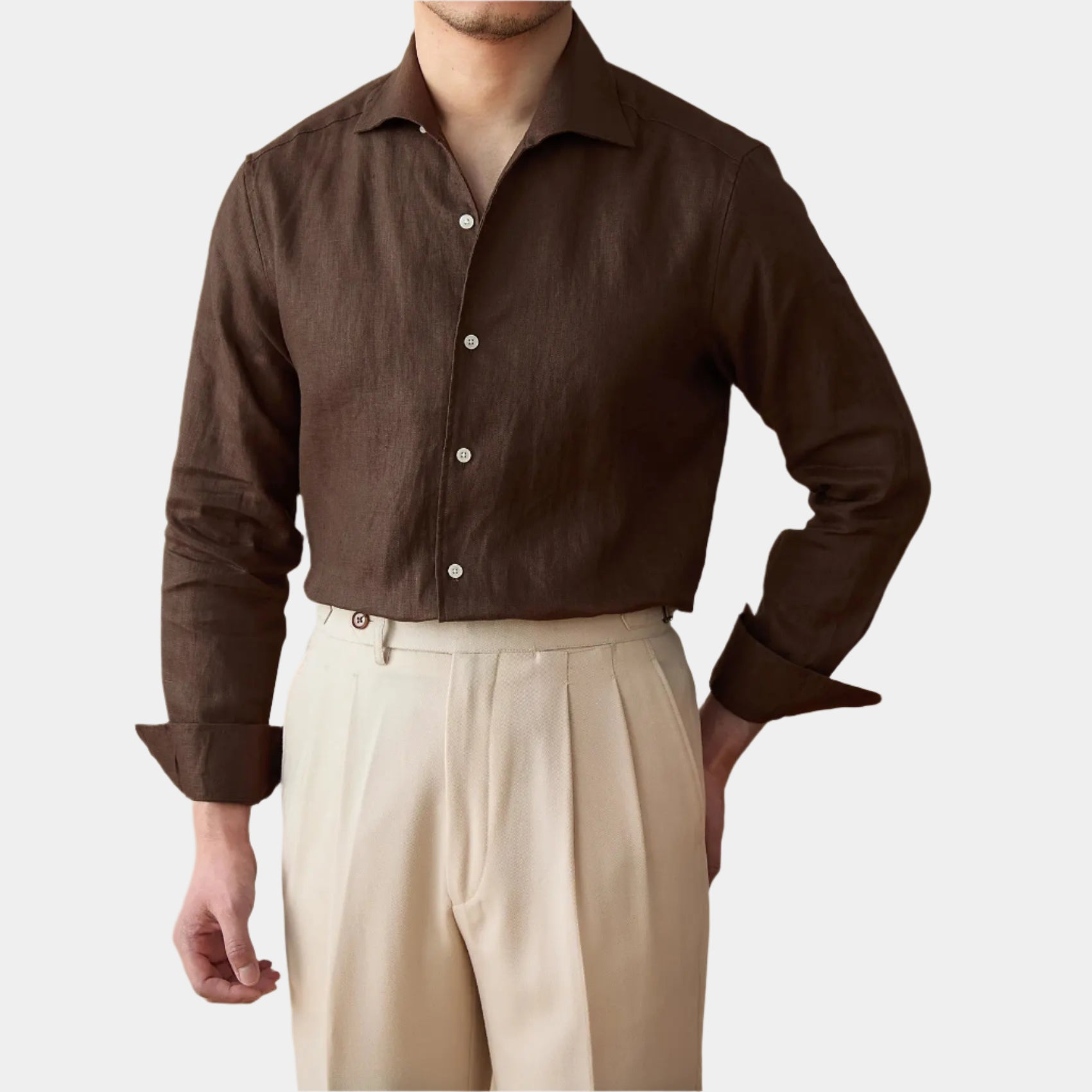 Imperial Silk Long Sleeve Shirt - Arvenis Co.