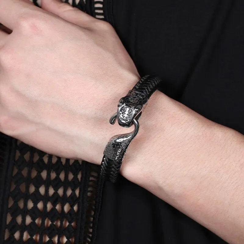 Timeless Snake Charm Bracelet - Arvenis Co