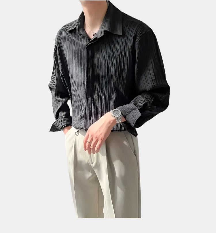 Camisa vintage de manga larga