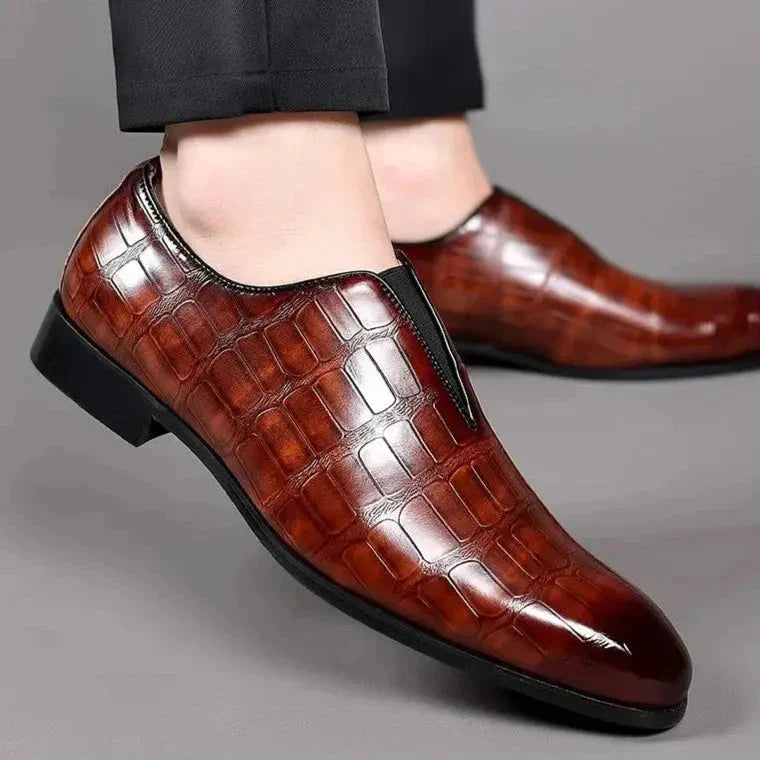 Sovereign Leather Slip-Ons - Arvenis Co