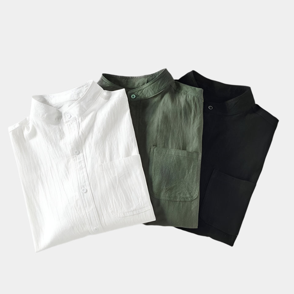 Camisa de lino premium Milano-Calou