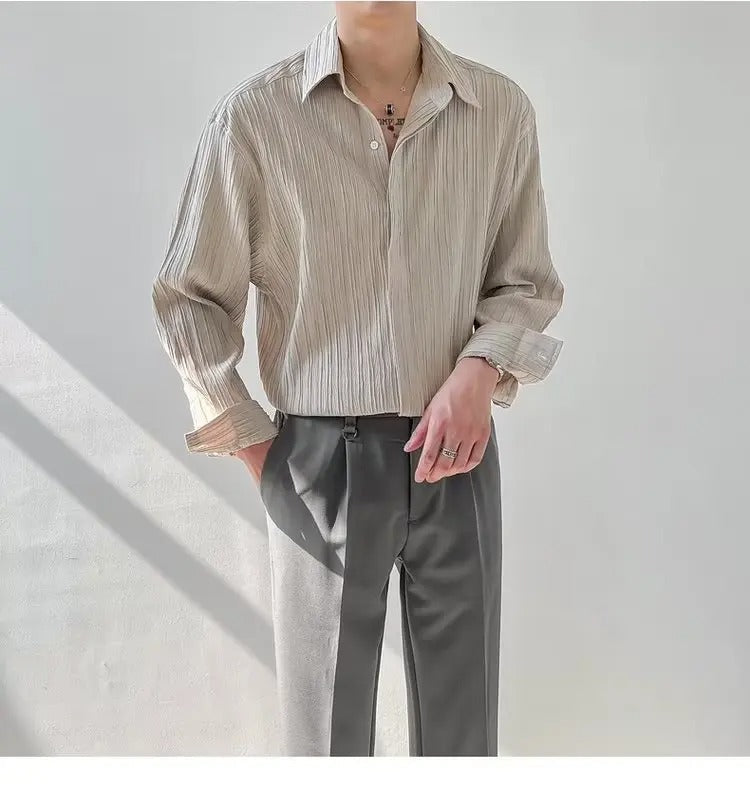Camisa vintage de manga larga