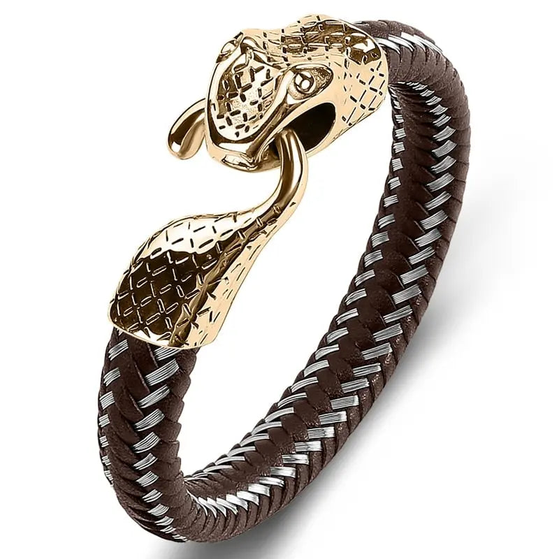 Timeless Snake Charm Bracelet - Arvenis Co