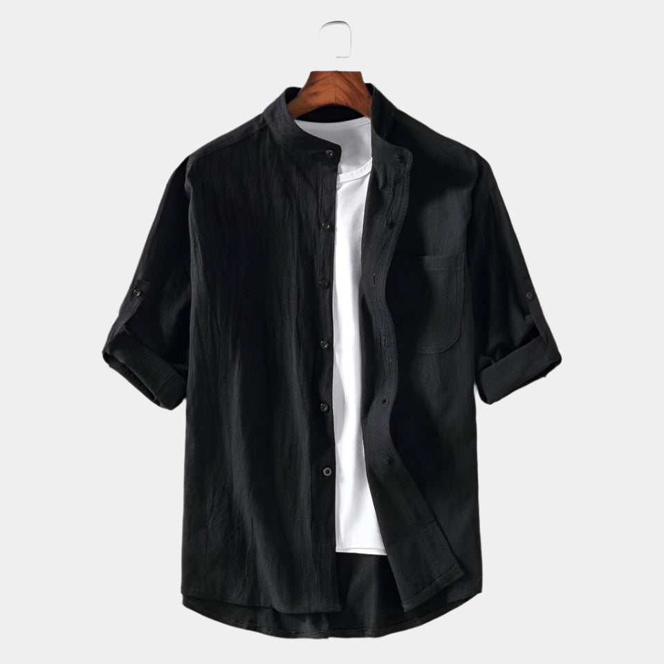 Camisa de lino premium Milano-Calou