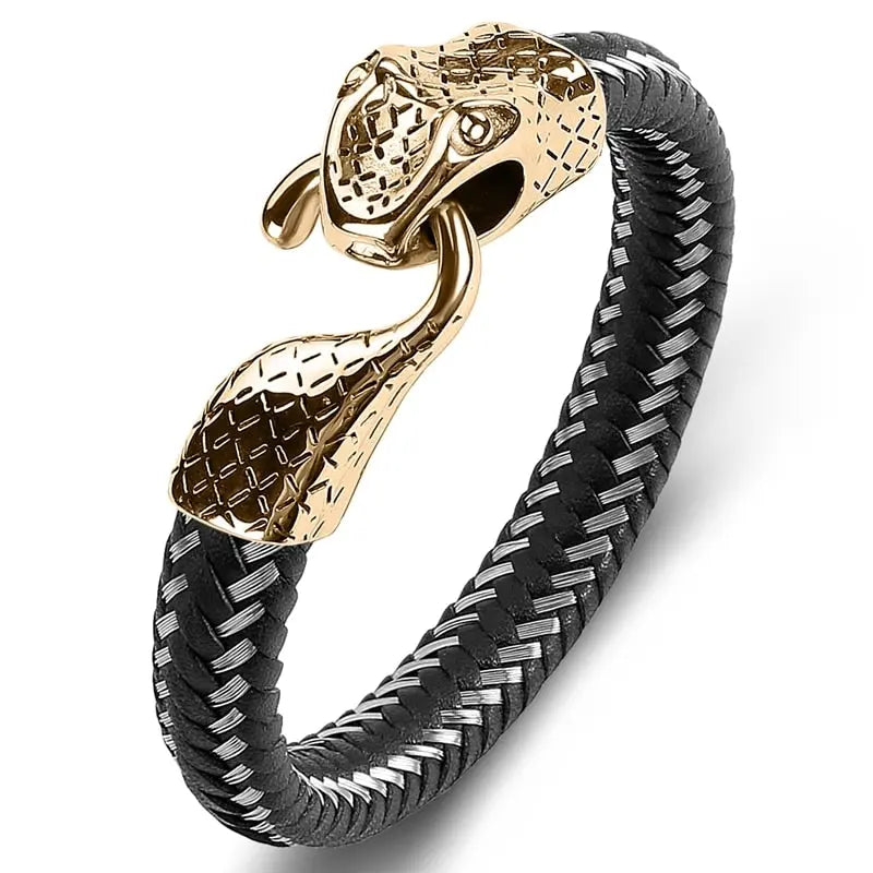Timeless Snake Charm Bracelet - Arvenis Co