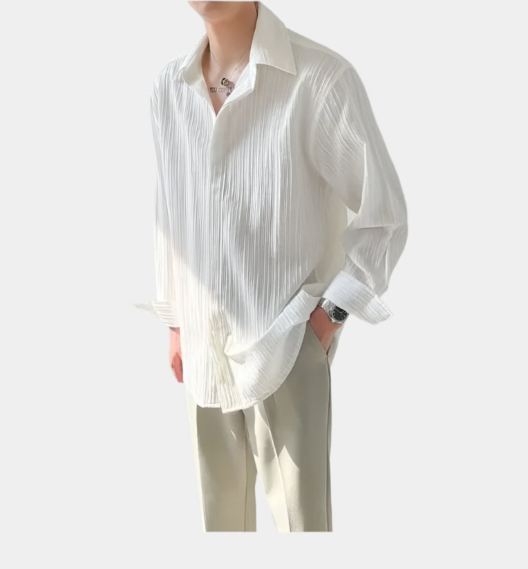 Camisa vintage de manga larga