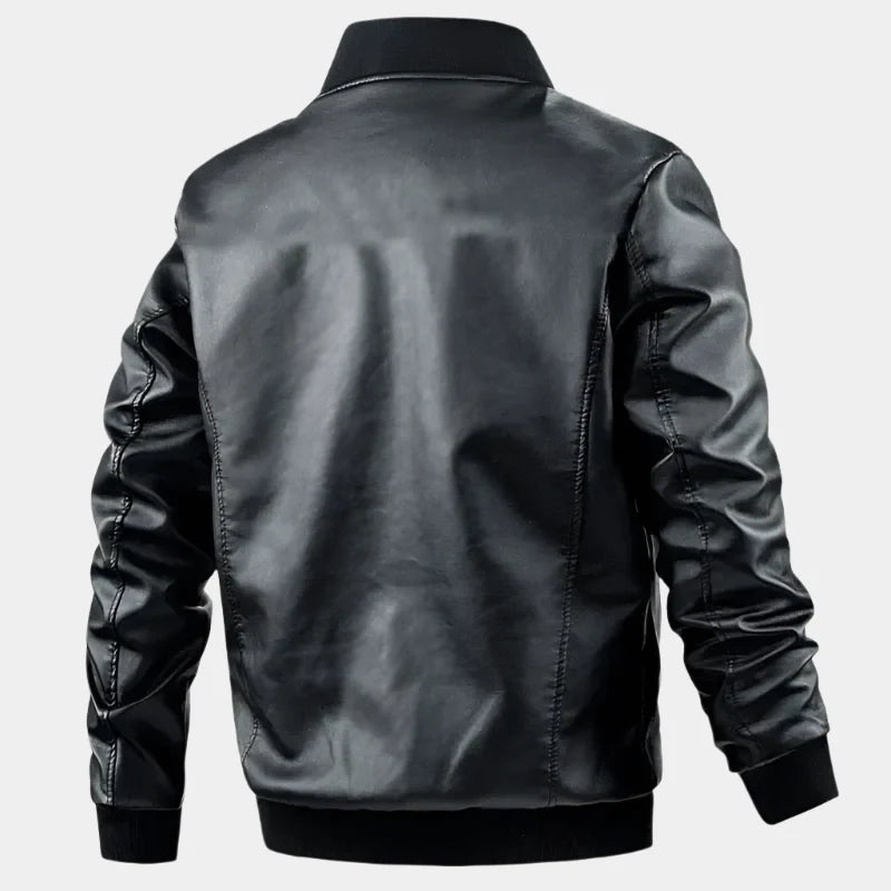 Signature Leather Jacket - Arvenis Co