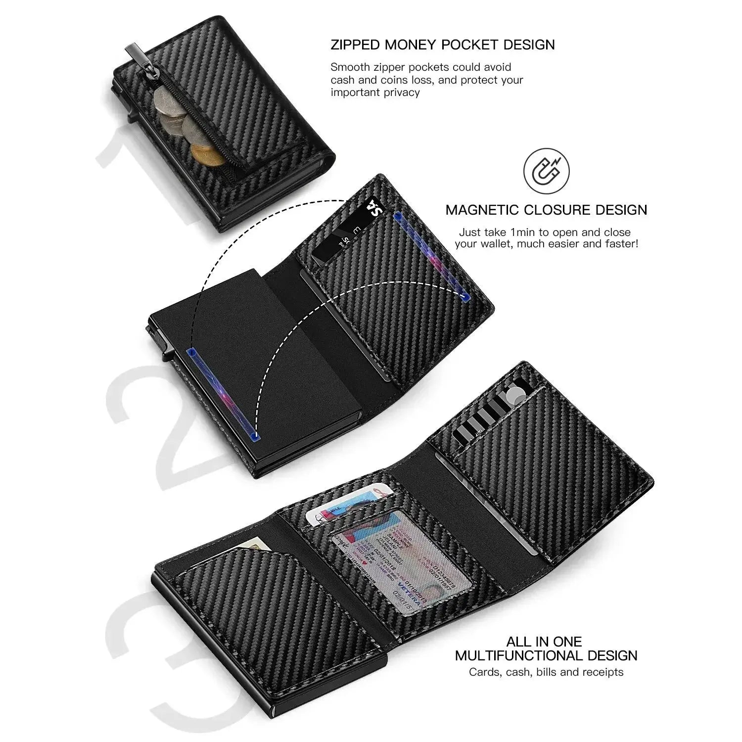 Exeter Carbon Fiber Wallet - Arvenis Co.