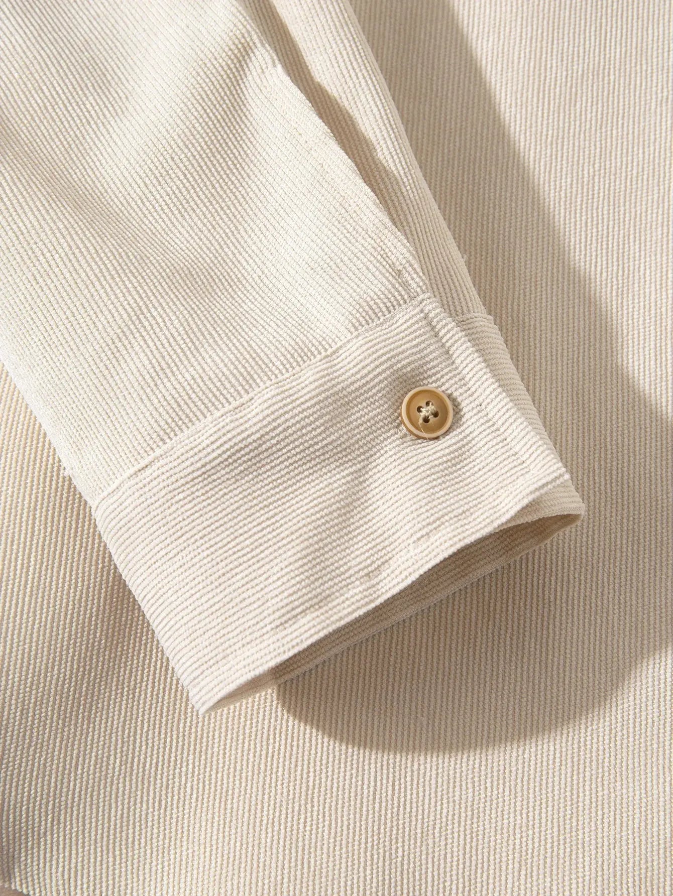 Prestige Solid Corduroy Shirt - Arvenis Co.