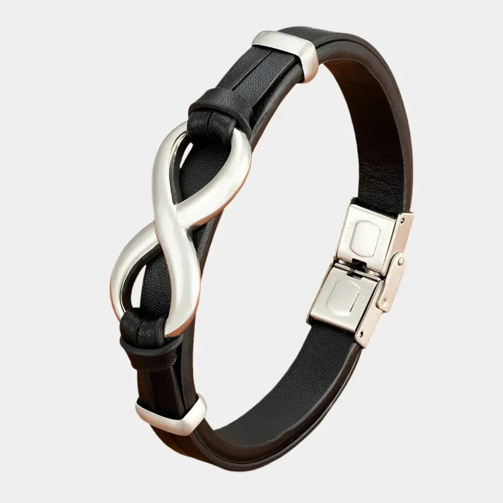 Eternal Leather Charm Bracelet - Arvenis Co