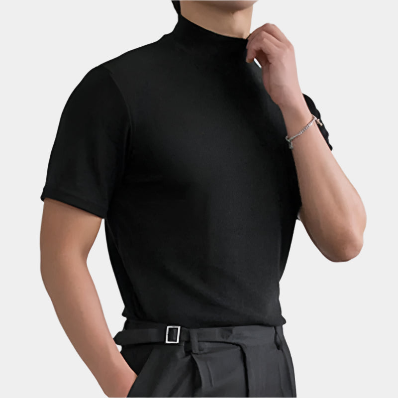 Camiseta de corte ajustado con cuello